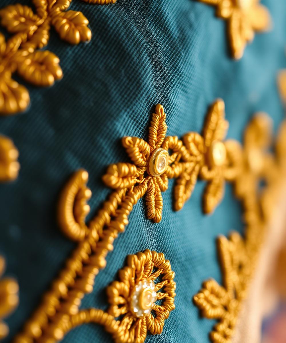 Zardozi Silk Shawl